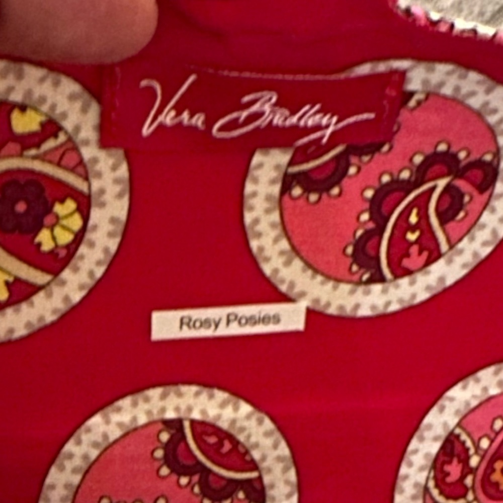 Vera Bradley “Rosy Posies” Eye Glass Case - Picture 5 of 5